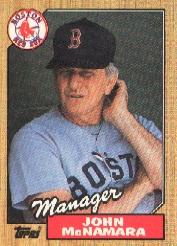 1987 Topps Baseball Cards      368     John McNamara MG